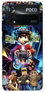 Чехол на Xiaomi Poco X4 Pro 5G Roblox collage ver.4 фото 1 из 1