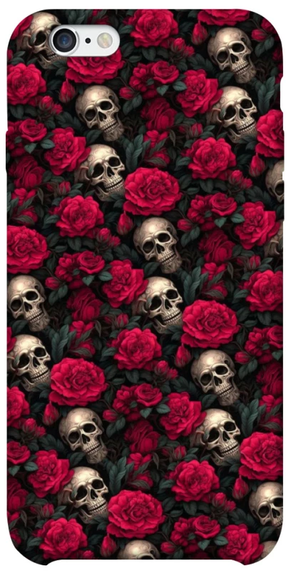 Чохол на Apple iPhone 6/6s (4.7") Черепа та рози фото 1 з 1