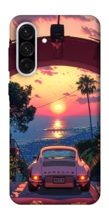 Чехол на Samsung Galaxy A36 5G Porsche at sunset фото 1 из 1