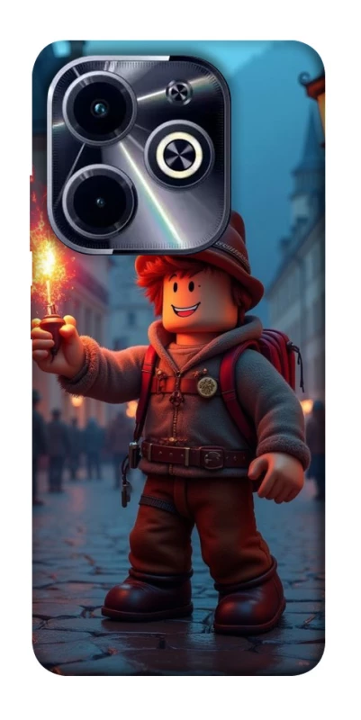 Чохол на Infinix Hot 40i Roblox Fire Logo Blue Flames фото 1 з 1