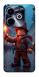 Чохол на Infinix Hot 40i Roblox Fire Logo Blue Flames фото 1 з 1