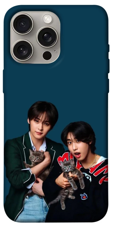 Чехол на Apple iPhone 15 Pro Max (6.7") Lee Know and Han - Stray Kids фото 1 из 1