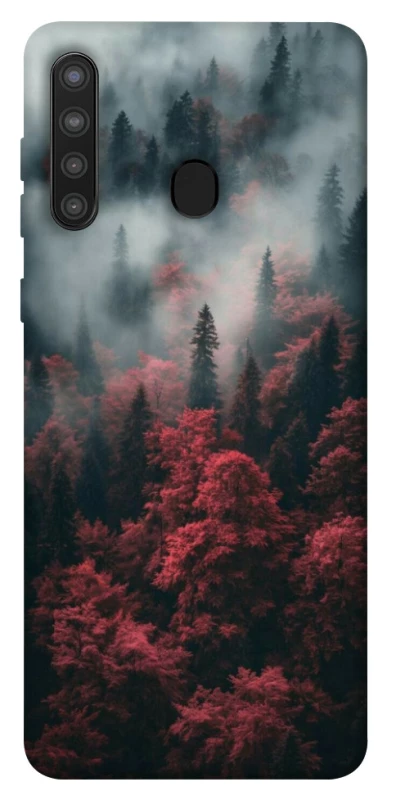 Чехол на Samsung Galaxy A21 Red Wood фото 1 из 1