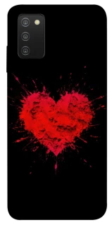 Чехол на Samsung Galaxy A03s Splash heart фото 1 из 1