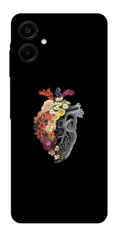Чохол на Samsung Galaxy A06 Heart with flowers фото 1 з 1