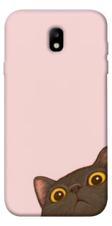 Чехол на Samsung J730 Galaxy J7 (2017) Peeping cat фото 1 Чехол на Samsung J730 Galaxy J7 (2017) Peeping cat фото 1 из 1