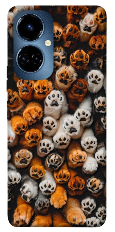 Чехол на TECNO Camon 19 Сat paws фото 1 из 1