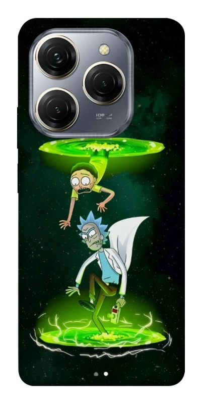 Чехол на TECNO Spark 20 Pro Rick and Morty фото 1 из 1