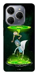 Чохол на TECNO Spark 20 Pro Rick and Morty фото 1 з 1