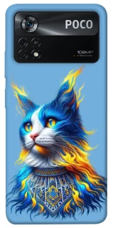 Чохол на Xiaomi Poco X4 Pro 5G Кіт патріот фото 1 з 1