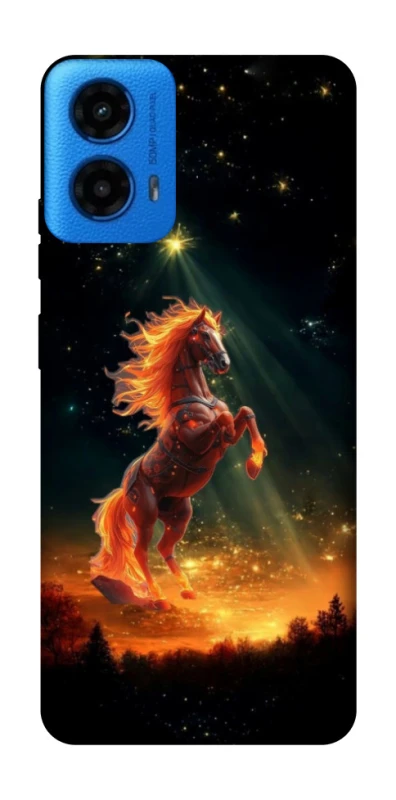 Чохол на Motorola Moto G45 Red Fire Horse ver.2 фото 1 з 1