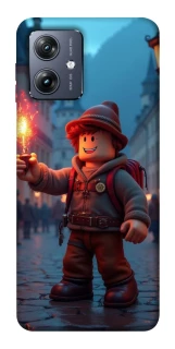 Чохол на Motorola Moto G54 Roblox Fire Logo Blue Flames фото 1 Чохол на Motorola Moto G54 Roblox Fire Logo Blue Flames фото 1 з 1