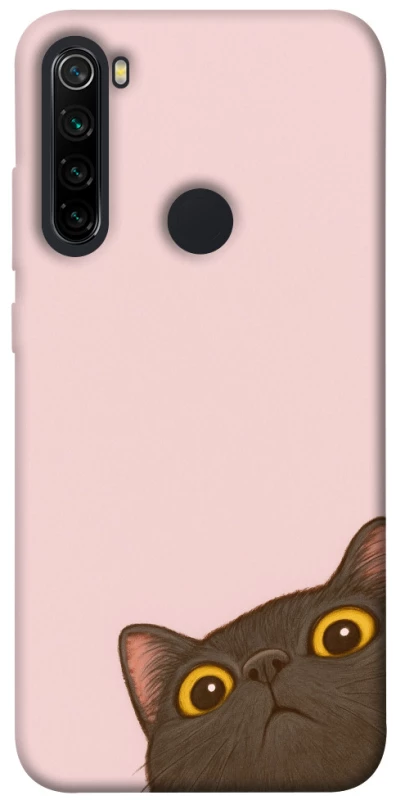 Чехол на Xiaomi Redmi Note 8 Peeping cat фото 1 из 1