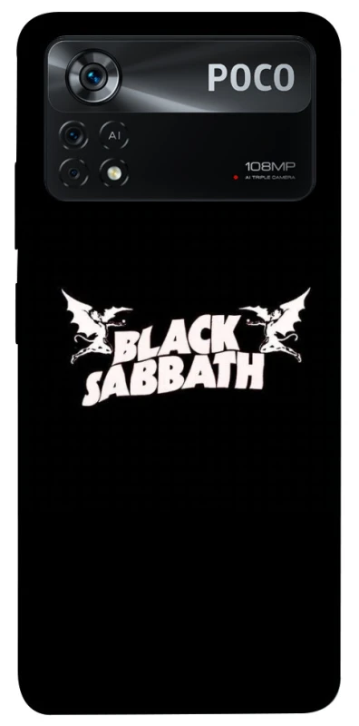 Чохол на Xiaomi Poco X4 Pro 5G Black Sabbath logo ver.2 фото 1 з 1