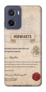 Чохол на Motorola Moto E15 The Hogwarts acceptance letter фото 1 з 1