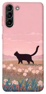 Чохол на Samsung Galaxy S21+ cat on a field фото 1 з 1