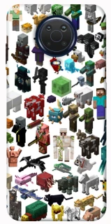 Чохол на Nokia G20 / G10 / 6.3 Minecraft v4 фото 1 з 1