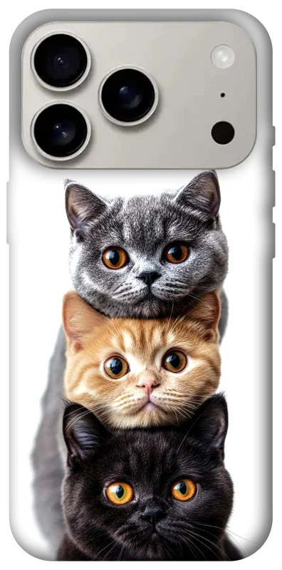 Чохол на Apple iPhone 17 Pro (6.3") Гарні котики фото 1 з 1