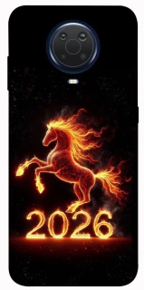 Чехол на Nokia G20 / G10 / 6.3 Red Fire Horse ver.1 фото 1 из 1