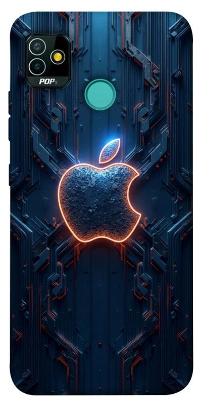 Чехол на TECNO POP 5 Apple logo ver.1 фото 1 из 1