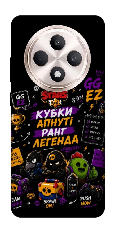 Чохол на Oppo Reno 12 F 4G/5G Brawl Stars collage фото 1 з 1