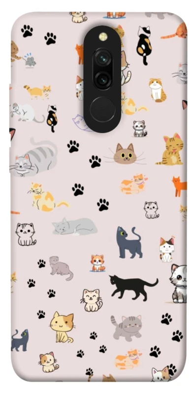 Чохол на Xiaomi Redmi 8 Cat style ver.1 фото 1 з 1