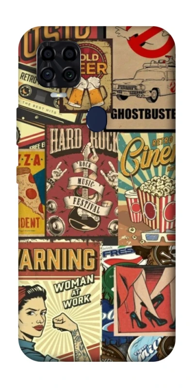 Чохол на ZTE Blade v2020 Retro collage ver.2 фото 1 з 1