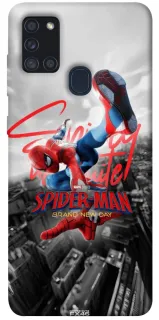 Чехол на Samsung Galaxy A21s Spider Man ver.1 фото 1 из 1