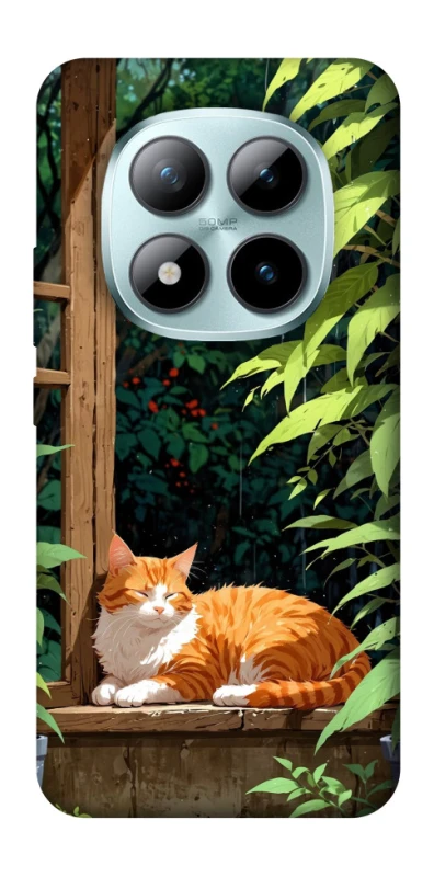 Чехол на Xiaomi Redmi Note 15 Pro+ 5G red cat фото 1 из 1