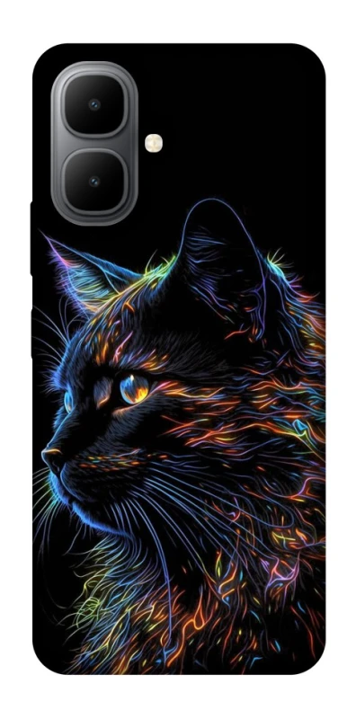 Чохол на Infinix Smart 10 Чорний кіт фото 1 з 1