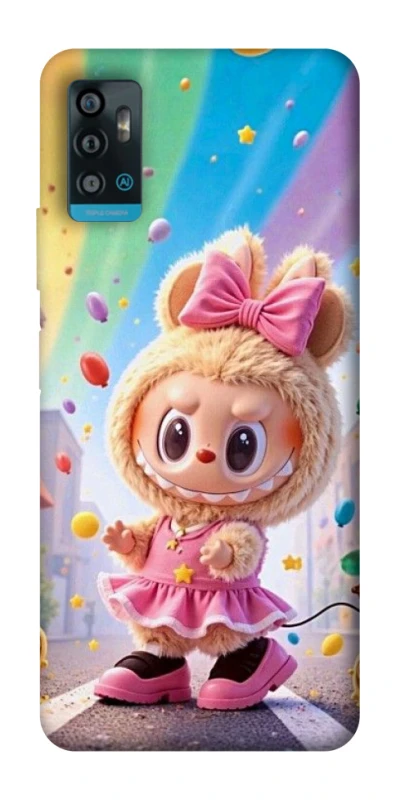Чохол на ZTE Blade A71 Labubu rainbow фото 1 з 1