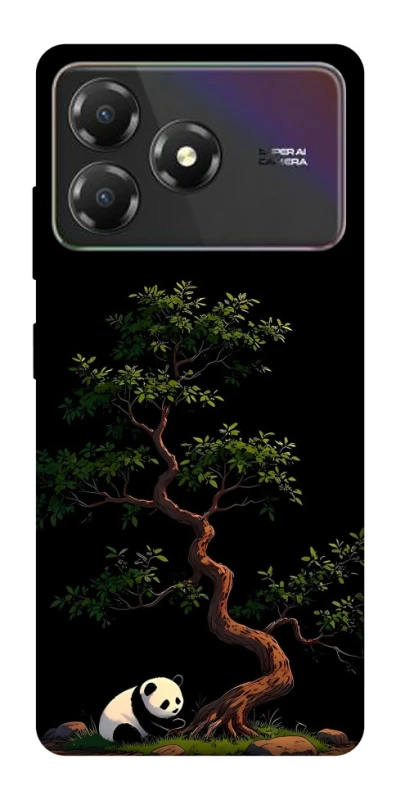 Чехол на ZTE Blade A36 Panda and tree фото 1 из 1