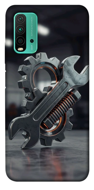 Чохол на Xiaomi Redmi Note 9 4G / Redmi 9 Power Mechanic фото 1 з 1