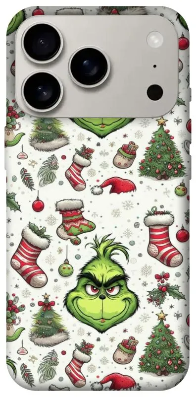 Чехол на Apple iPhone 18 Pro Grinch mood ver.3 фото 1 из 2