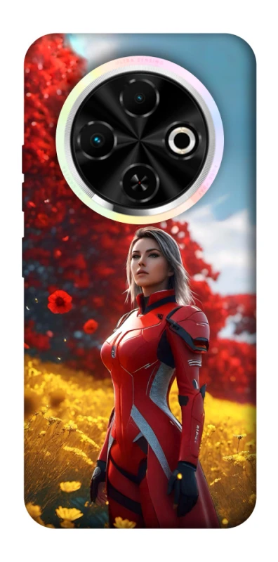 Чохол на TECNO Spark 30C Cyber space girl ver.5 фото 1 з 1