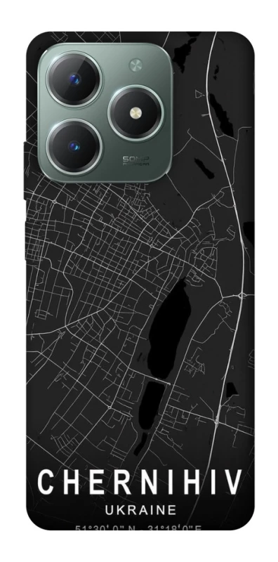 Чехол на Realme C61 Chernihiv map фото 1 из 1