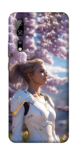 Чехол на ZTE Axon 10 Pro Cyber space girl ver.1 фото 1 из 1