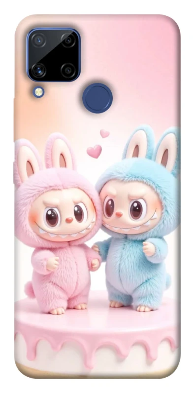 Чохол на Realme C15 Labubu Twins фото 1 з 1