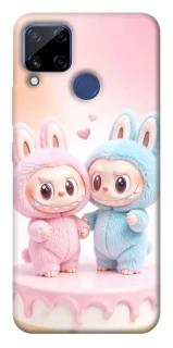 Чехол на Realme C15 Labubu Twins фото 1 из 1