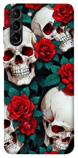 Чохол на Samsung Galaxy S21+ skull and rose фото 1 з 1