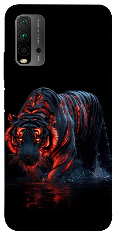 Чохол на Xiaomi Redmi 9T fire tiger фото 1 з 1