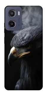 Чехол на Motorola Moto E15 black eagle фото 1 из 1