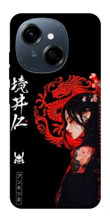 Чехол на TECNO Spark Go 1 Red Dragon фото 1 из 1