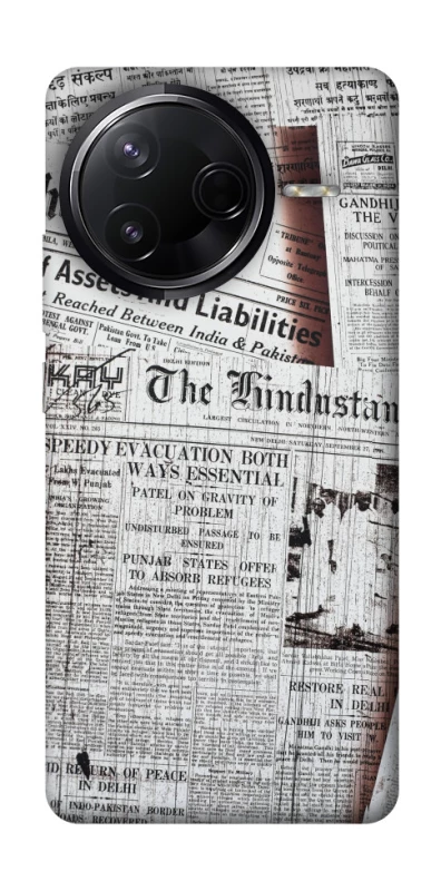 Чехол на Infinix Note 50 Pro Газеты фото 1 из 1