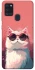 Чехол на Samsung Galaxy A21s Сat with glasses фото 1 из 1