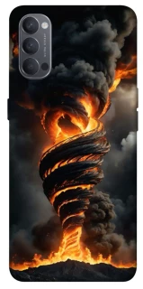 Чехол на Oppo Reno 4 Огненный торнадо фото 1 из 1