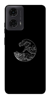 Чохол на Motorola Moto G04 Black tsunami фото 1 Чохол на Motorola Moto G04 Black tsunami фото 1 з 1