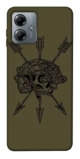 Чохол на Motorola Moto G14 Mil skull фото 1 з 1