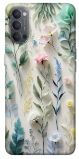 Чохол на Oppo Reno 4 Floral design ver.3 фото 1 з 1