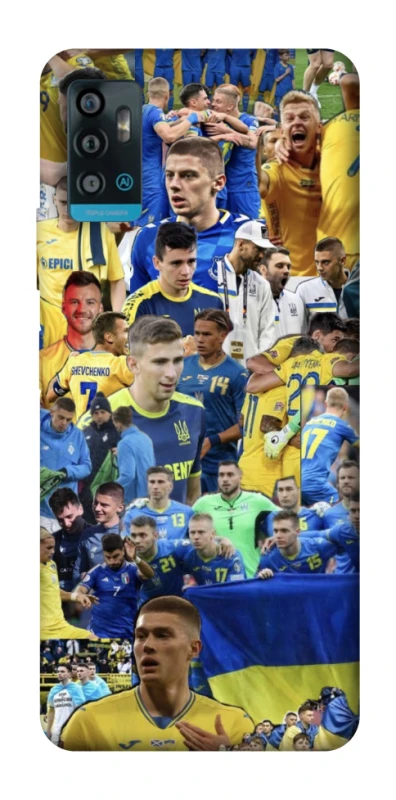 Чехол на ZTE Blade A71 UA-Football ver.6 фото 1 из 1